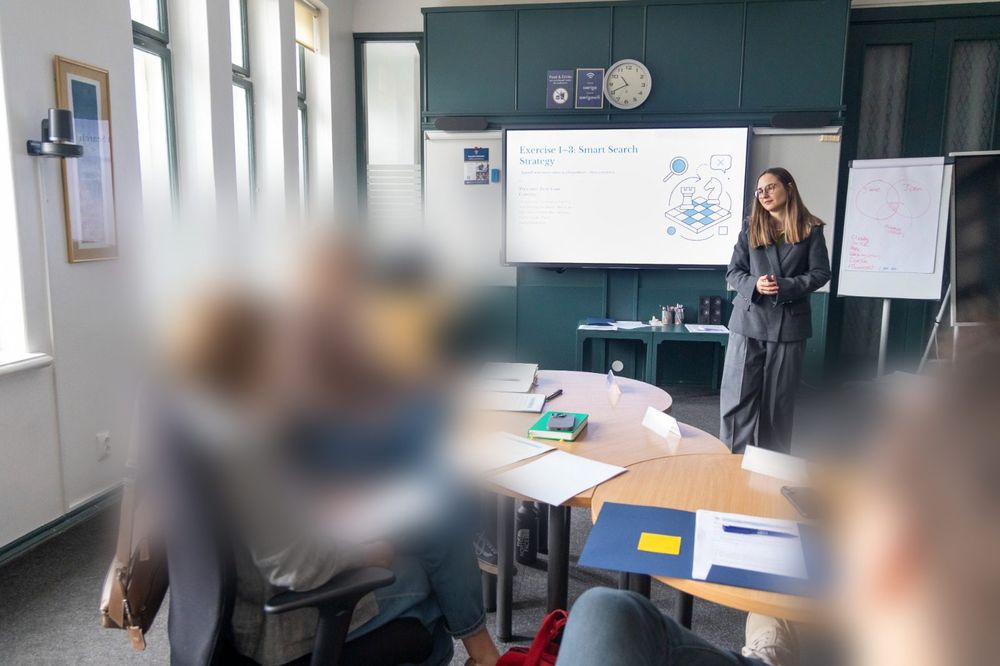 A Career Revitalisation session at SSE Riga